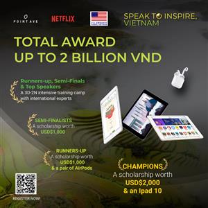 Netflix, US Embassy and NPX Point Avenue launch “Speak to Inspire, Vietnam” competition
