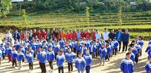 Another Dantri school project starts in Nghe An