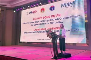 US and Vietnam launch programme supporting persons with disabilities