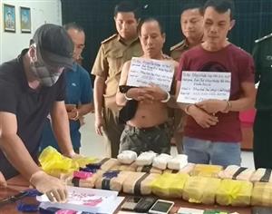 Three Lao men arrested for drug trafficking