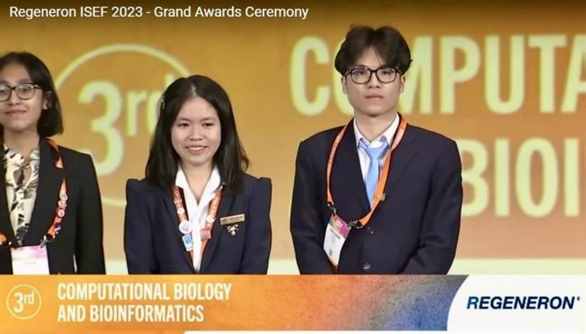 Vietnamese students bag third prize at 2023 Regeneron ISEF DTiNews