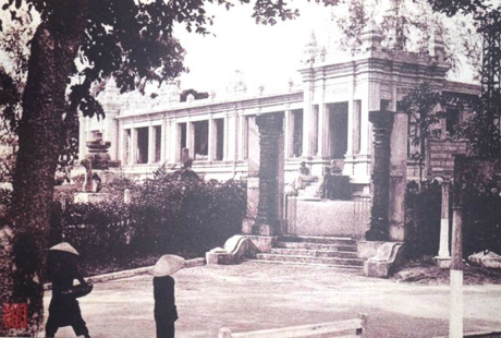Một góc Viện bảo tàng Chăm ở Đà Nẵng năm 1930