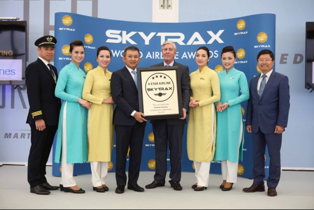 SKYTRAX gives VNA four-star certification
