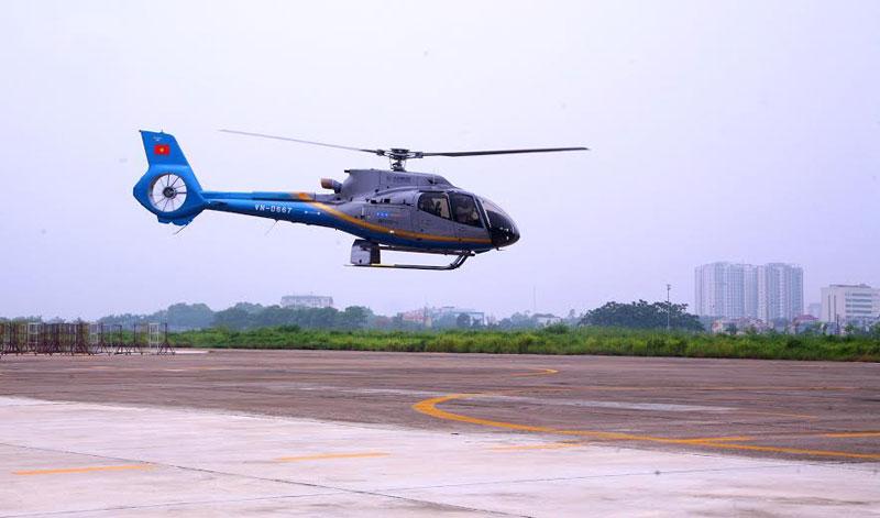Hanoi gets helicopter taxi service