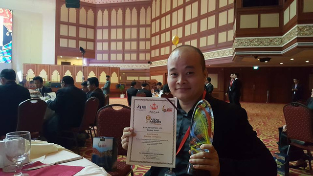 Dao Xuan Hoang, creator of Monkey Junior,  wins gold at ASEAN ICT Awards