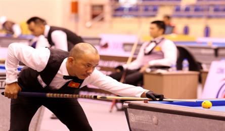 Trung Hau shines at three-Cushion Carom Billiards World Cup