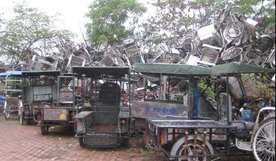 Seized vehicles turn to recycled metal
